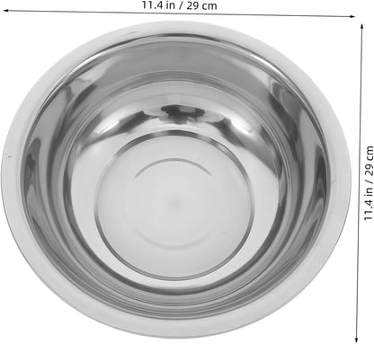 Stainless Steel Footbath Tub Soaking Foot Basin for Soaking Feet Face Washing Large Bowl Portable Easy to Clean