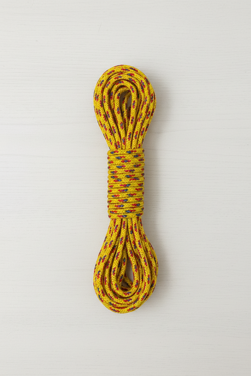 Multicolored braided rope