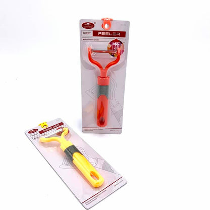 Pelador Multifunción OUYAMEI - Mango Ergonómico, Hoja Acero Inoxidable