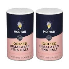 Morton Iodized Himalayan Pink Salt, 22 oz