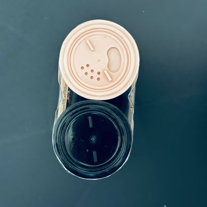 Morton All-Natural Himalayan Pink Salt & McCormick Pepper Shakers, 5.25(oz) - Pack Dúo.