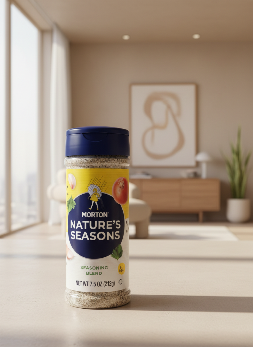 Nature’s Seasons Seasoning Blend, 7.5 oz (212g) – All-Purpose Natural Seasoning with Reduced Sodium, Perfect for Everyday Cooking, Salads, Meats & Vegetables