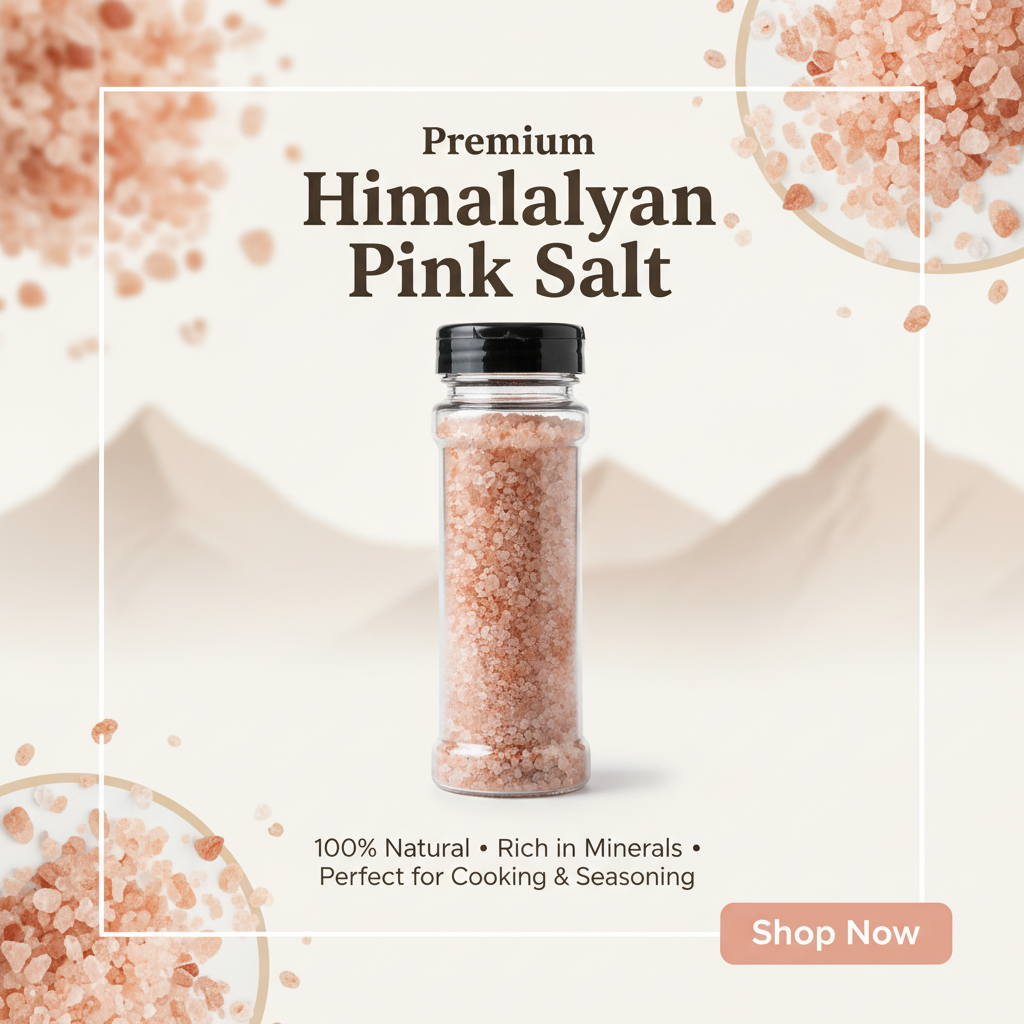 Banner promocional de Himalayan Pink Salt